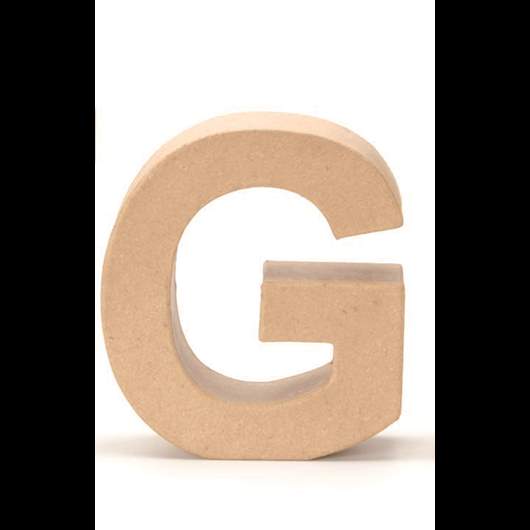 Cardboard letters G 17,5x5,5cm